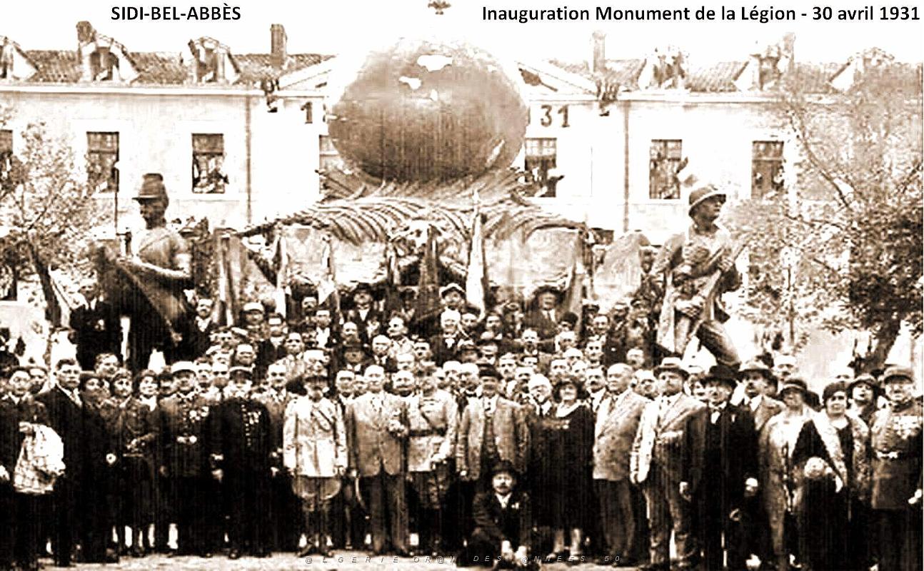 1002- Sidi-Bel-Abbes - Inauguration du Monument de la Legion 30 avril1931.jpg